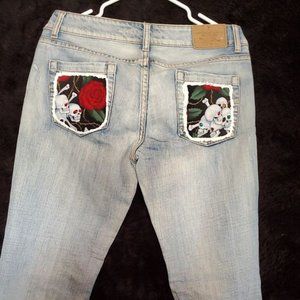 American Eagle Distressed Upcycled Jeans